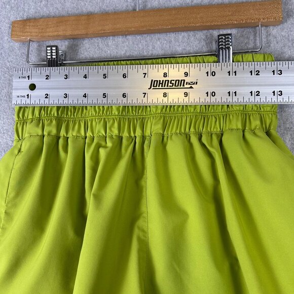 Nike One Shorts Women Medium Green Dri-Fit Ultra High Waist 3 Brief Lined Sport - Picture 2 of 10